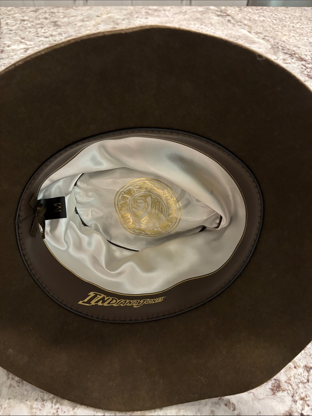Indiana Jones officially licensed wool felt fedora.